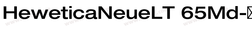 HeweticaNeueLT 65Md字体转换